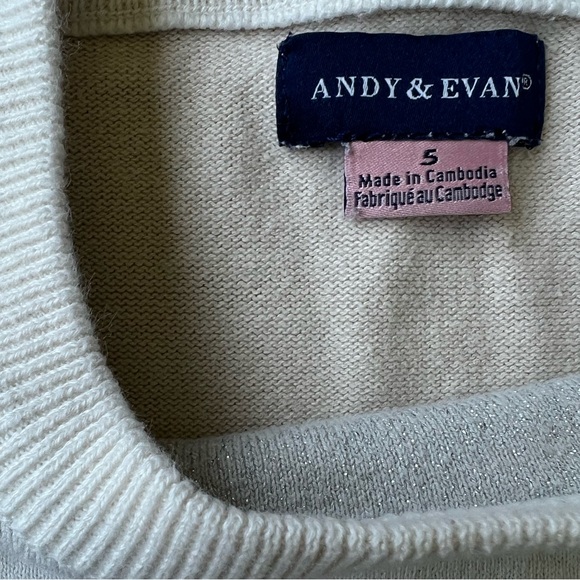 Andy & Evan Girl’s Frilled Shoulder Detailed Sweater - Picture 6 of 6